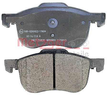 METZGER 1170013 Bremsbelagsatz, Scheibenbremse